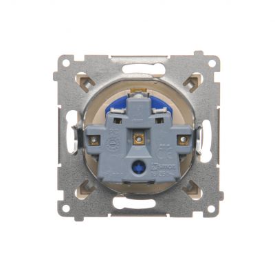 Simon 54 Gniazdo DATA z kluczem uprawniającym 16A 250V zaciski śrubowe kremowy DGD1.01/41 KONTAKT (DGD1.01/41)