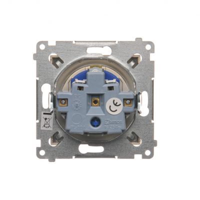 Simon 54 Gniazdo DATA z kluczem uprawniającym 16A 250V zaciski śrubowe złoty mat DGD1.01/44 KONTAKT (DGD1.01/44)