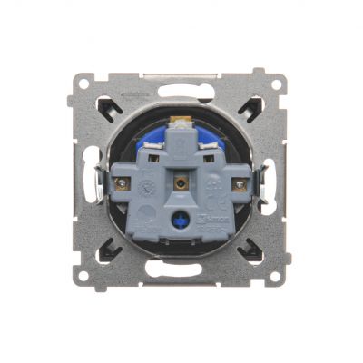 Simon 54 Gniazdo DATA z kluczem uprawniającym 16A 250V zaciski śrubowe antracyt DGD1.01/48 KONTAKT (DGD1.01/48)