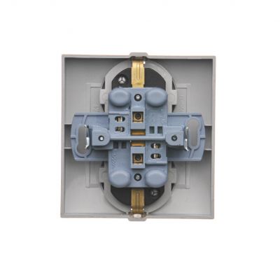 Simon 54 Gniazdo Schuko z przesłonami podwójne 16A 250V zaciski śrubowe złoty mat DGSz2Z/44 KONTAKT (DGSz2Z/44)