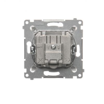 Simon 54 Gniazdo antenowe R-TV przelotowe tłumienie TV i R 10 dB biały DAP10.01/11 KONTAKT (DAP10.01/11)