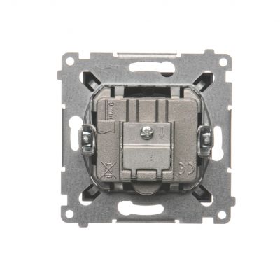 Gniazdo antenowe RTV zakończeniowe do gniazd przelotowych (moduł) tłum. 10dB; antracyt DAZ.01/48 KONTAKT (DAZ.01/48)