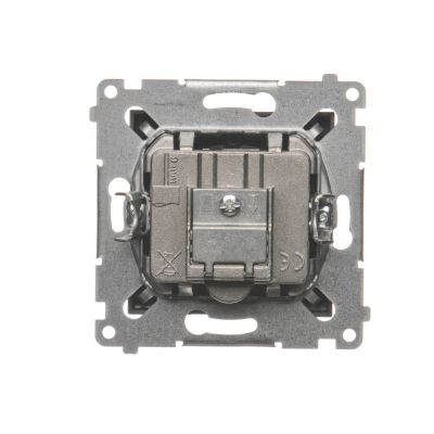 Simon 54 Gniazdo antenowe R-TV-SAT końcowe/zakończeniowe antracyt DASK.01/48 KONTAKT (DASK.01/48)