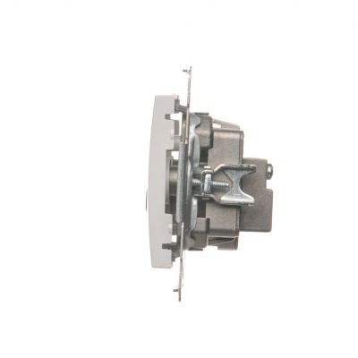 Simon 54 Gniazdo antenowe R-TV-SAT przelotowe biały DASP.01/11 KONTAKT (DASP.01/11)