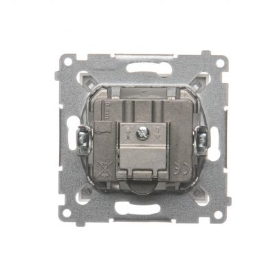 Simon 54 Gniazdo antenowe R-TV-SAT przelotowe biały DASP.01/11 KONTAKT (DASP.01/11)