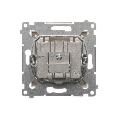 Simon 54 Gniazdo antenowe R-TV-SAT przelotowe kremowy DASP.01/41 KONTAKT (DASP.01/41)