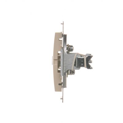 Simon 54 Gniazdo antenowe TV pojedyncze . Do instalacji indywidualnych kremowy DAK1.01/41 KONTAKT (DAK1.01/41)