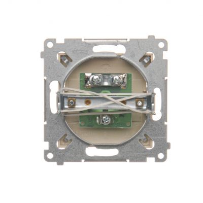 Simon 54 Gniazdo antenowe TV pojedyncze . Do instalacji indywidualnych kremowy DAK1.01/41 KONTAKT (DAK1.01/41)