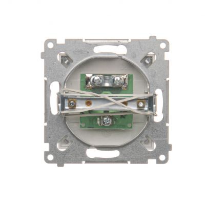 Simon 54 Gniazdo antenowe TV pojedyncze . Do instalacji indywidualnych srebrny mat DAK1.01/43 KONTAKT (DAK1.01/43)