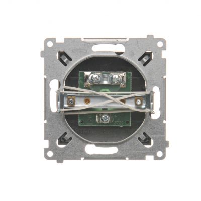 Simon 54 Gniazdo antenowe TV pojedyncze . Do instalacji indywidualnych antracyt DAK1.01/48 KONTAKT (DAK1.01/48)