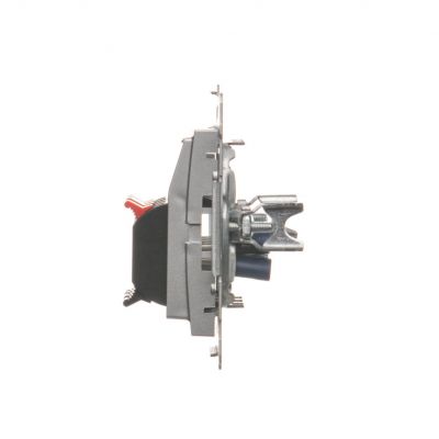 Simon 54 Gniazdo głośnikowe 4-krotne z polem opisowym . Przekrój przewodów dla wejścia i wyjścia 25 mm2 srebrny mat DGL34.01/43 KONTAKT (DGL34.01/43)