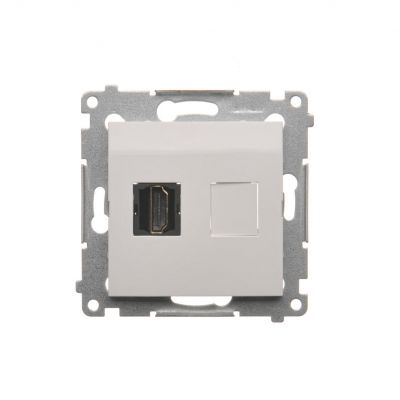 Simon 54 Gniazdo HDMI biały DGHDMI.01/11 KONTAKT (DGHDMI.01/11)
