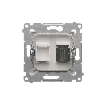 Simon 54 Gniazdo HDMI biały DGHDMI.01/11 KONTAKT (DGHDMI.01/11)