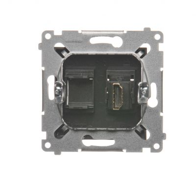 Simon 54 Gniazdo HDMI antracyt DGHDMI.01/48 KONTAKT (DGHDMI.01/48)