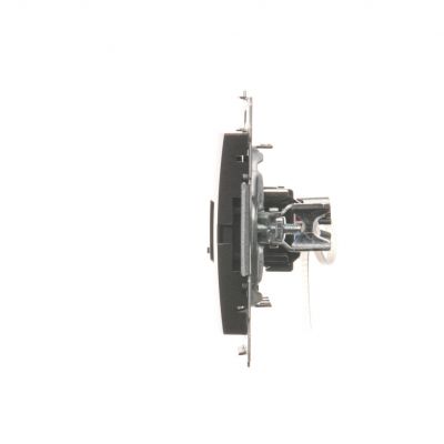Simon 54 Gniazdo komputerowe pojedyncze RJ45 kategoria 6 z przesłoną przeciwkurzową antracyt D61.01/48 KONTAKT (D61.01/48)