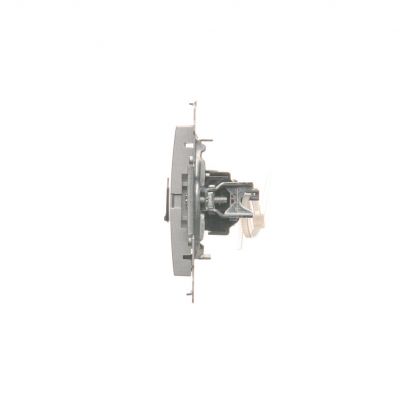 Simon 54 Gniazdo komputerowe podwójne RJ45 kategoria 6 z przesłoną przeciwkurzową srebrny mat D62.01/43 KONTAKT (D62.01/43)