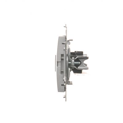 Simon 54 Gniazdo komputerowe RJ45 kategoria 5e + telefoniczne RJ12 srebrny mat D5T.01/43 KONTAKT (D5T.01/43)