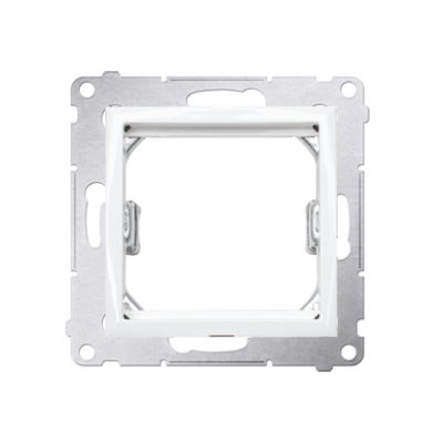 Adapter (przejściówka) na osprzęt standardu 45 × 45 mm; biały DA45.01/11 KONTAKT (DA45.01/11)