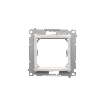 Adapter (przejściówka) na osprzęt standardu 45 × 45 mm; biały DA45.01/11 KONTAKT (DA45.01/11)
