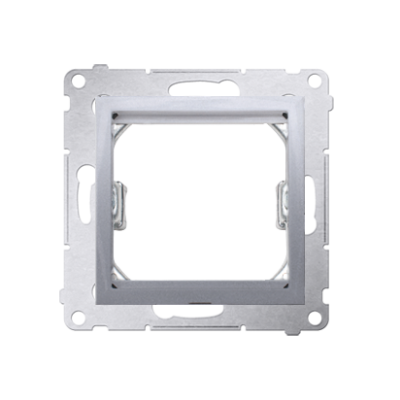 Simon 54 Adapter (przejściówka) na osprzęt standardu 45 × 45 mm srebrny mat *Do gniazd teleinformatycznych Simon Connect DA45.01/43 KONTAKT (DA45.01/43)