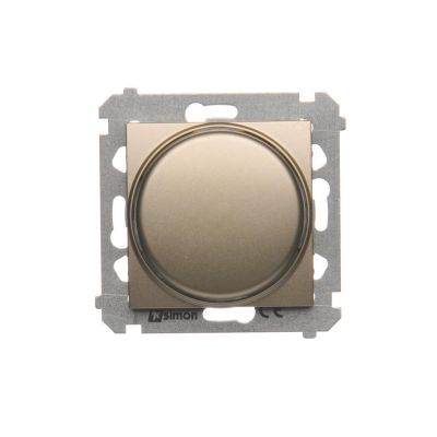 Simon 54 Regulator 1–10 V . Do załączania i regulacji źródeł światła z zasilaczami sterowanymi napięciem 1–10 V złoty mat DS9V.01/44 KONTAKT (DS9V.01/44)