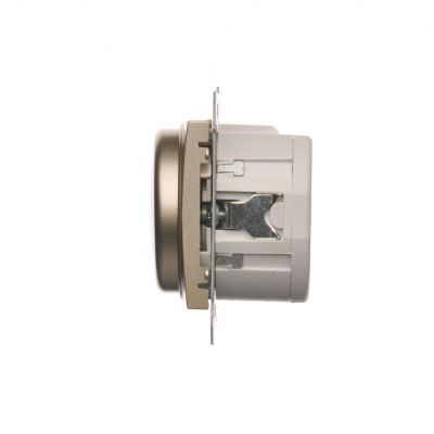 Simon 54 Regulator 1–10 V . Do załączania i regulacji źródeł światła z zasilaczami sterowanymi napięciem 1–10 V złoty mat DS9V.01/44 KONTAKT (DS9V.01/44)
