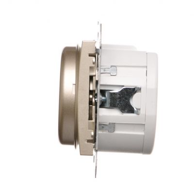 Simon 54 Ściemniacz obrotowy dwubiegunowy do LED ściemnialnych 230V 5-215W złoty mat *Wymagana instalacja 4-przewodowa DS9L2.01/44 KONTAKT (DS9L2.01/44)