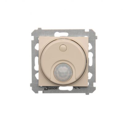 Simon 54 Łącznik z czujnikiem ruchu z przekaźnikiem 8(2) A 230V kremowy *Wymagana instalacja 3-przewodowa DCR10P.01/41 KONTAKT (DCR10P.01/41)