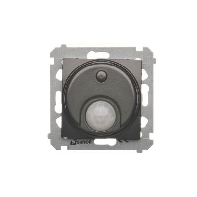 Simon 54 Łącznik z czujnikiem ruchu 20-500 W antracyt DCR10T.01/48 KONTAKT (DCR10T.01/48)