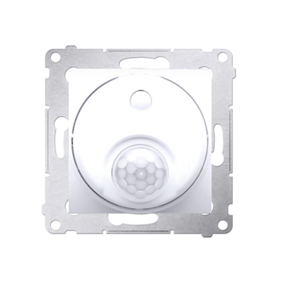 Simon 54 Łącznik z czujnikiem ruchu z przekaźnikiem z zabezpieczeniem 8(2)A 230V biały *Wymagana instalacja 3-przewodowa DCR11P.01/11 KONTAKT (DCR11P.01/11)