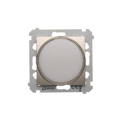 Simon 54 Sygnalizator świetlny LED – światło białe 230V złoty mat DSS1.01/44 KONTAKT (DSS1.01/44)