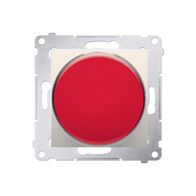Simon 54 Sygnalizator świetlny LED – światło czerwone 230V kremowy DSS2.01/41 KONTAKT (DSS2.01/41)