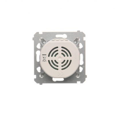 Simon 54 Dzwonek elektroniczny 8–12 V srebrny mat DDT1.01/43 KONTAKT (DDT1.01/43)