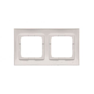 Simon 54 Premium Ramka podwójna srebrny mat DR2/43 KONTAKT (DR2/43)