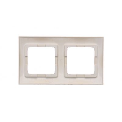 Simon 54 Premium Ramka 2-krotna PREMIUM IP20 / IP44 złoty mat DR2/44 KONTAKT (DR2/44)