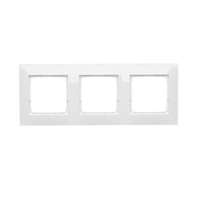 Simon 54 Premium Ramka 3-krotna PREMIUM IP20 / IP44 biały DR3/11 KONTAKT (DR3/11)