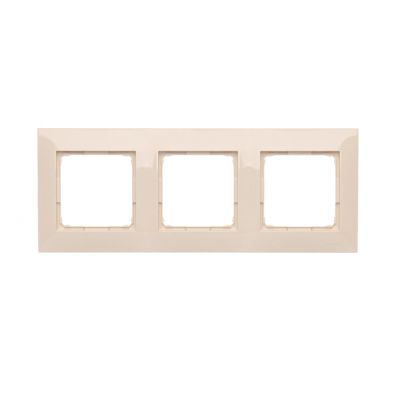 Simon 54 Premium Ramka 3-krotna PREMIUM IP20 / IP44 kremowy DR3/41 KONTAKT (DR3/41)