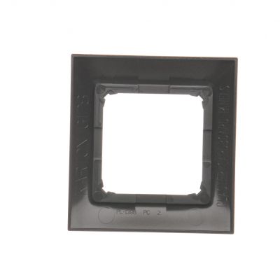 Simon 54 Premium Ramka 1-krotna PREMIUM do puszek karton-gips IP20 / IP44 brąz mat DRK1/46 KONTAKT (DRK1/46)