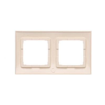 Simon 54 Premium Ramka 2-krotna PREMIUM do puszek karton-gips IP20 / IP44 kremowy DRK2/41 KONTAKT (DRK2/41)