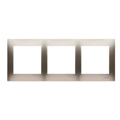 Simon 54 Premium Ramka 3-krotna PREMIUM do puszek karton-gips IP20 / IP44 złoty mat DRK3/44 KONTAKT (DRK3/44)