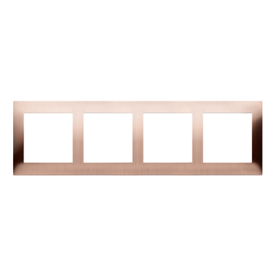 Simon 54 Premium Ramka 4-krotna PREMIUM IP20 / IP44 miedź rustykalna DR4/36 KONTAKT (DR4/36)