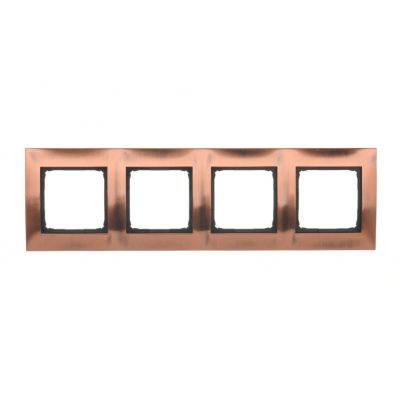 Simon 54 Premium Ramka 4-krotna PREMIUM IP20 / IP44 miedź rustykalna DR4/36 KONTAKT (DR4/36)