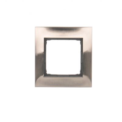 Simon 54 Premium Ramka 1-krotna PREMIUM IP20 / IP44 inox DR1/61 KONTAKT (DR1/61)