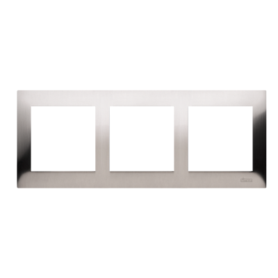 SIMON 54 PREMIUM ramka potrójna inox DR3/61 KONTAKT (DR3/61)