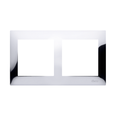 Simon 54 Premium Ramka 2-krotna PREMIUM IP20 / IP44 chrom DR2/63 KONTAKT (DR2/63)