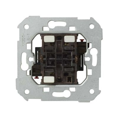 Simon 82 Łącznik schodowy + przycisk zwierny “dzwonek” 2 klawisze (mechanizm) 10A 250V szybkozłączka 75301-39 KONTAKT (75301-39)