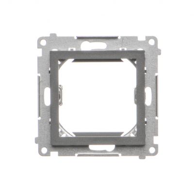 Simon 55 Adapter (przejściówka) na osprzęt standardu 45x45mm Grafitowy mat TA45.01/116 KONTAKT (TA45.01/116)