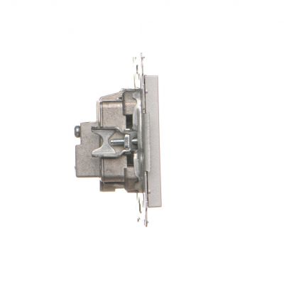 Simon 55 Gniazdo antenowe R-TV przelotowe 10dB 1x Wejście: 5÷862 MHz Aluminium mat TAP10.01/143 KONTAKT (TAP10.01/143)