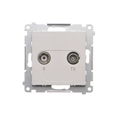Simon 55 Gniazdo antenowe R-TV przelotowe 10dB 1x Wejście: 5÷862 MHz Jasnoszary mat TAP10.01/114 KONTAKT (TAP10.01/114)