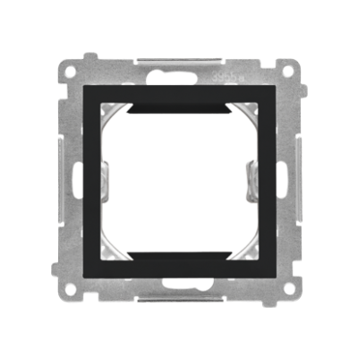 Simon 55 Adapter (przejściówka) na osprzęt standardu 45x45mm Czarny mat TA45.01/149 KONTAKT (TA45.01/149)